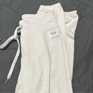 Calvin Klein Kids Classic White Sweatpants